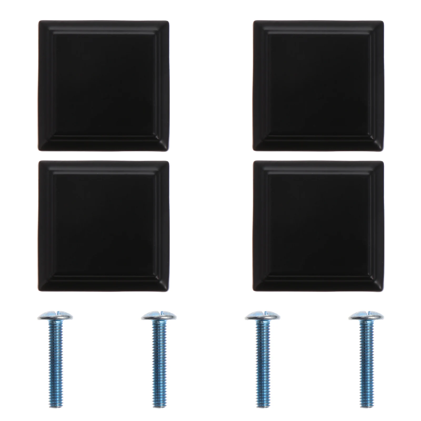 

4 Pcs Door Handle Drawer Single Hole Handles Cabinets Outdoor for Drawers Dresser Zinc Alloy