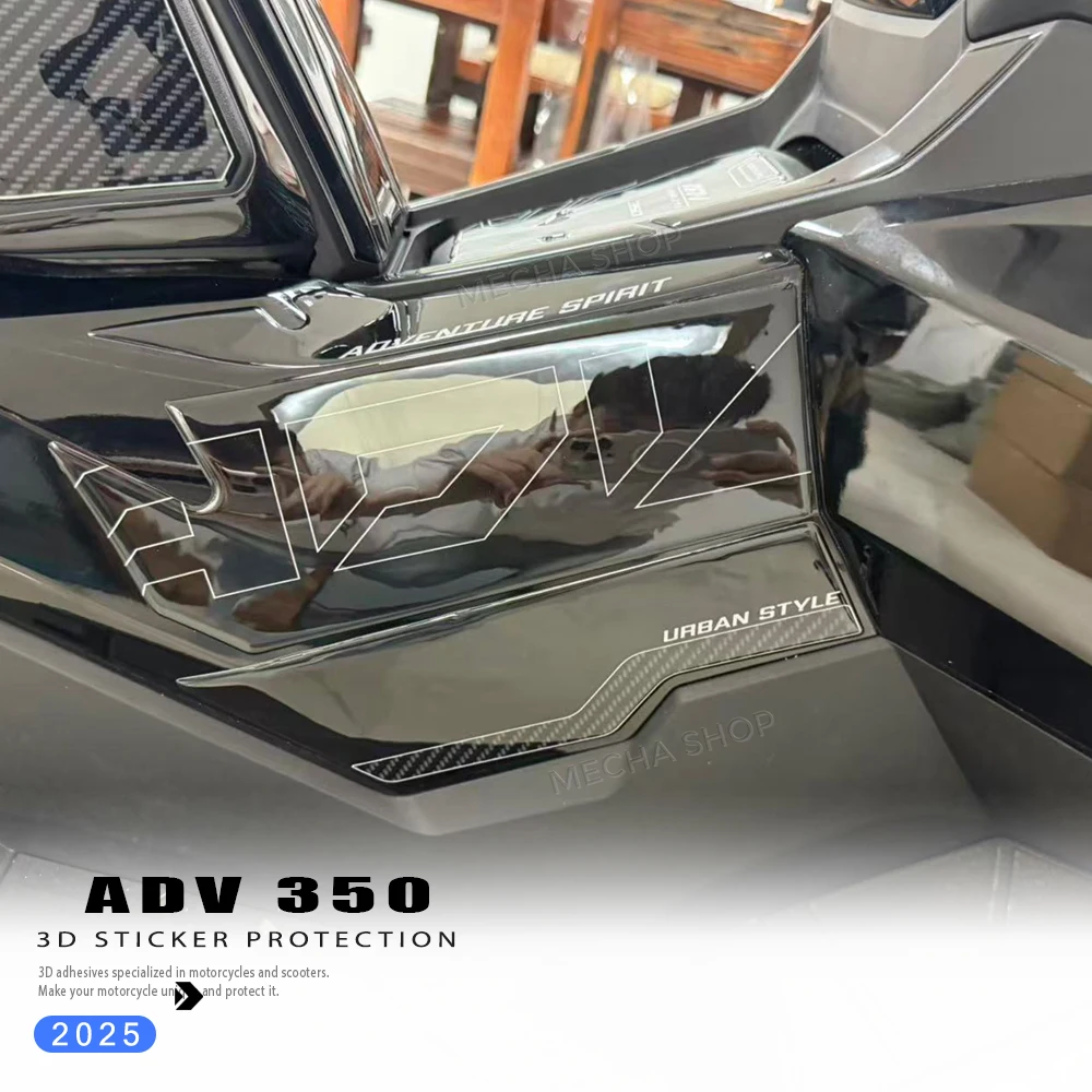 

For ADV 350 ADV350 2022 2023 2024 2025 Tank Pad Motorcycle 3D Resin Epoxy Sticker Decal Kit