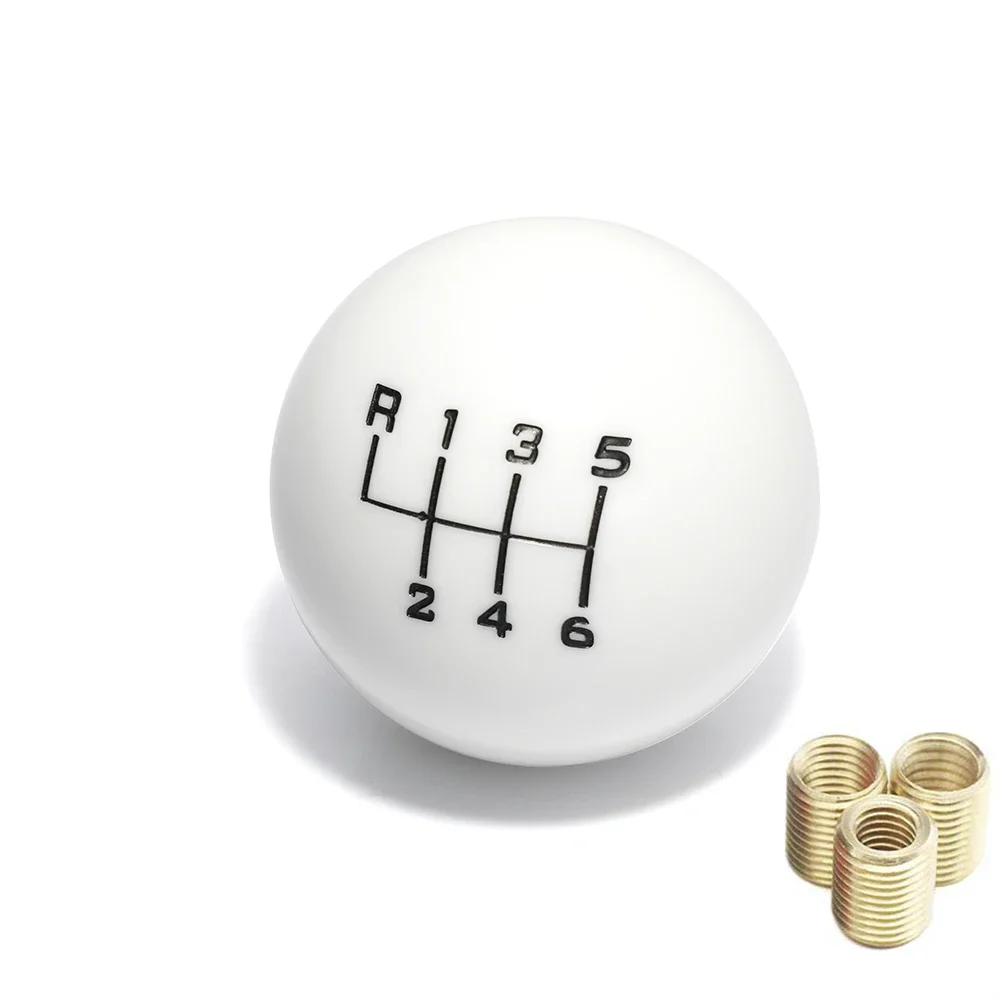Universal 6 Speed Ball Style Car Gear Shift Knob Stick Shifter