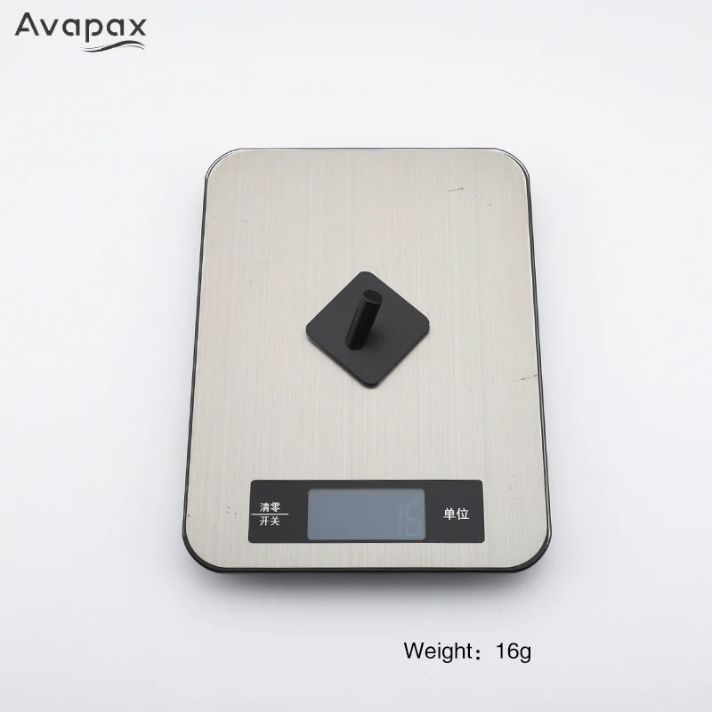 Avapax Self Adhesive Wall Coat Rack Clothes Rack Hanging Hooks Key Holder Rack Towel Hooks Space Aluminum Bathroom Accessories