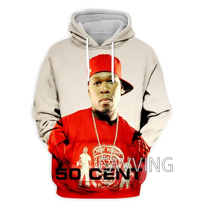 Rapper 50 Cent 3D Printed Fashion Hoodies Sweatshirts Harajuku Hoodie Sweatshirts Tops Clothing for Women/men