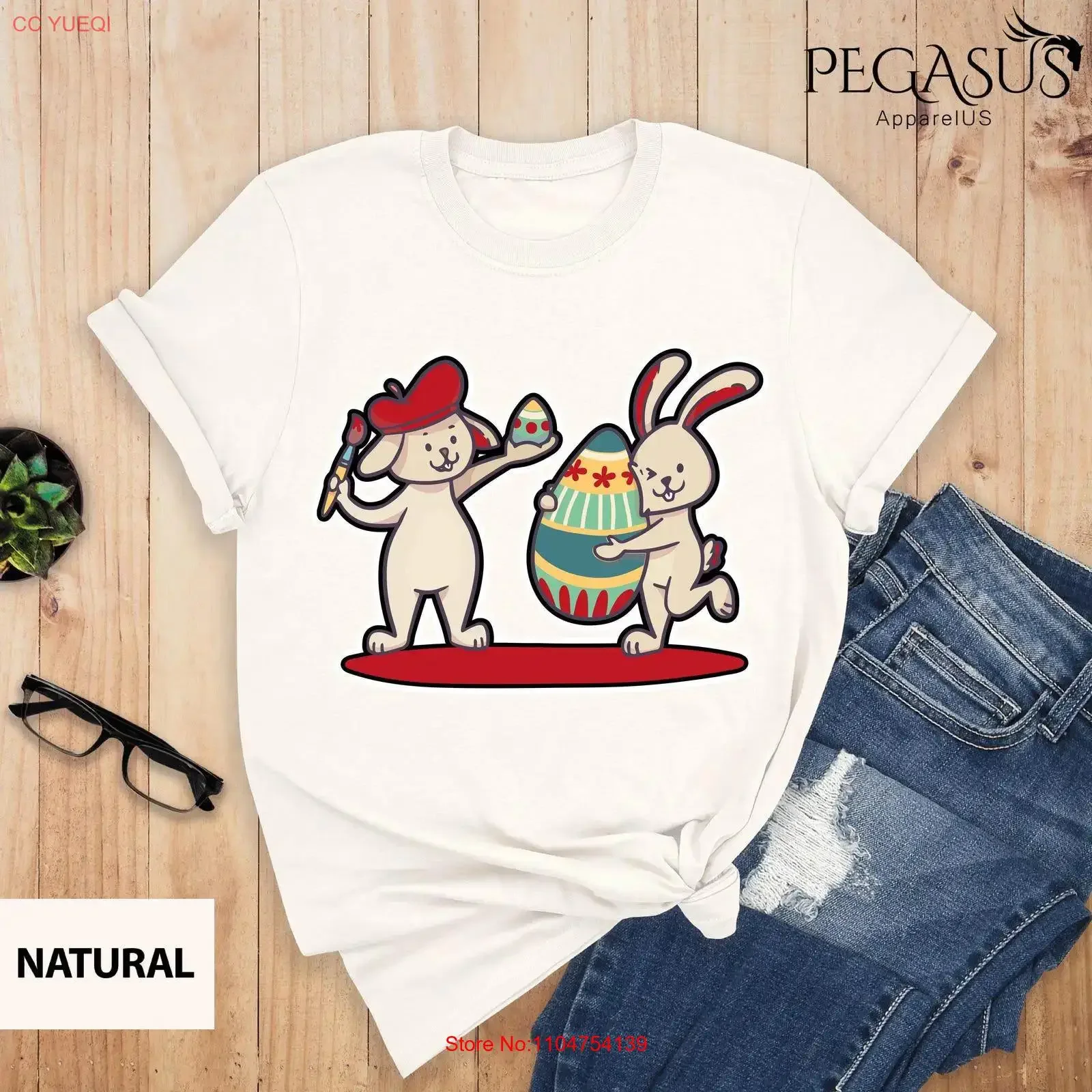 Kids Easter Bunny T Shirt Happy Cute Onesie Egg Family vintage Washed Soft graphic homme Breathable Stylish designer clothes