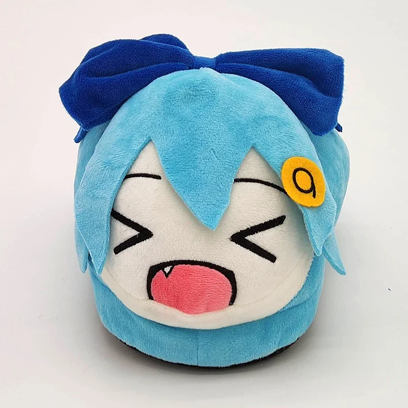 Wholesale Anime TouHou Cosplay Cirno Sekibanki Plush Slippers Cartoon Winter Warm Cotton Comfortable Home Slippers Gift