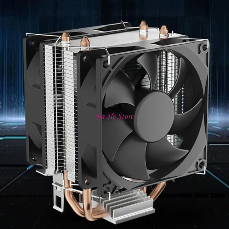 Heatpipes CPU Air Cooling Fan 4PIN PWM Processor Cooling Fan For LGA 775 1700 1851 115X 1200 PC Radiator Accessories 83CF