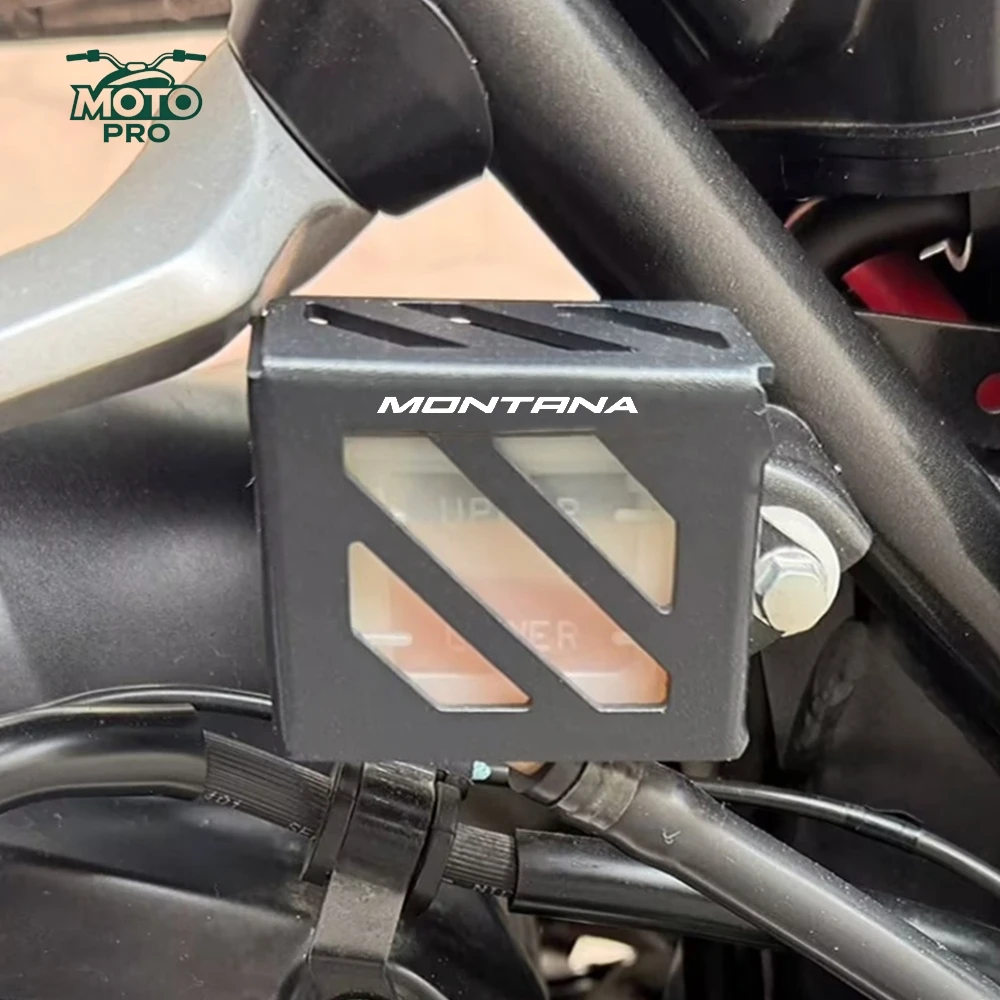 

For Macbor Montana XR5 510 2023 2024 2025 2026 Accessories Rear Brake Fluid Reservoir Cover Guard Protector Oil Tank Cup Cap