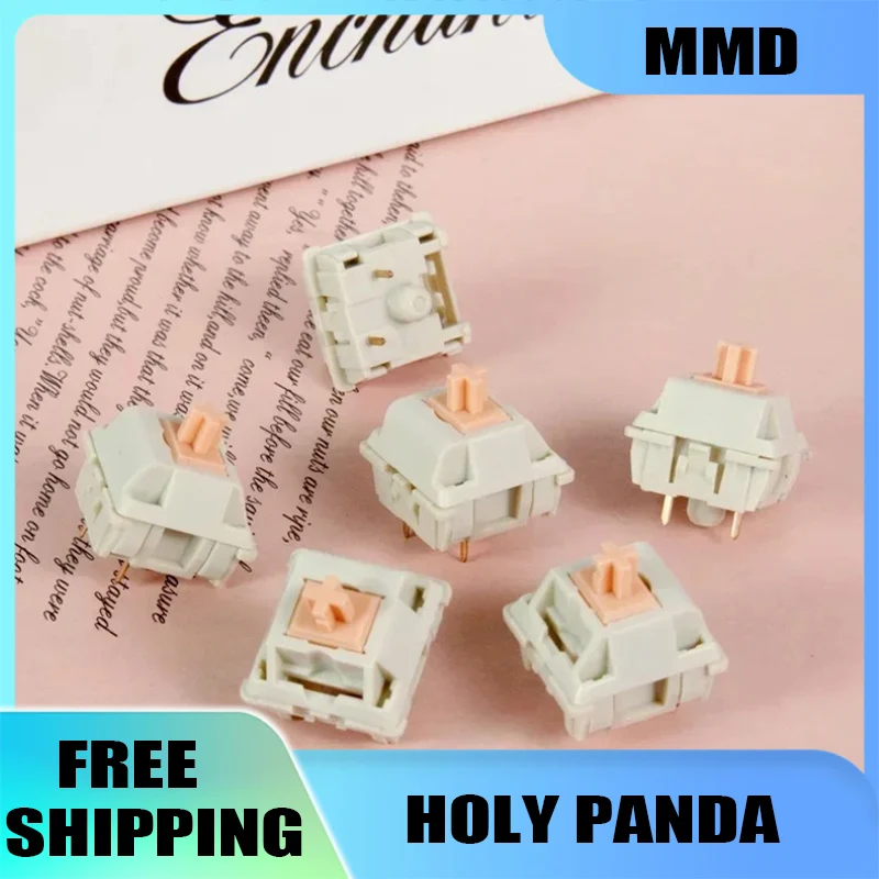 

Тактильный переключатель MMD Holy Panda V3, 3-контактный Hi-Fi звук, 55 г/62 г, сменный переключатель для механической клавиатуры, сделай сам, индивидуальный подарок