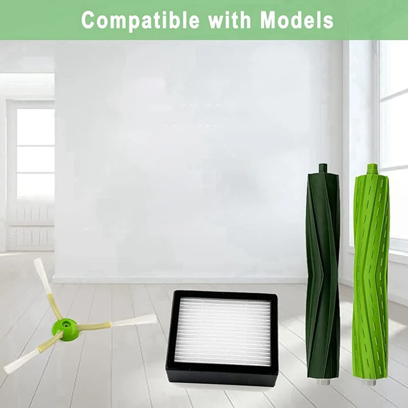 Hepa фильтр, боковая щетка для Irobot Roomba I7 I7 + I6 I8 I3 J7 Plus E5 E7 E & I Series, запчасти для пылесосов