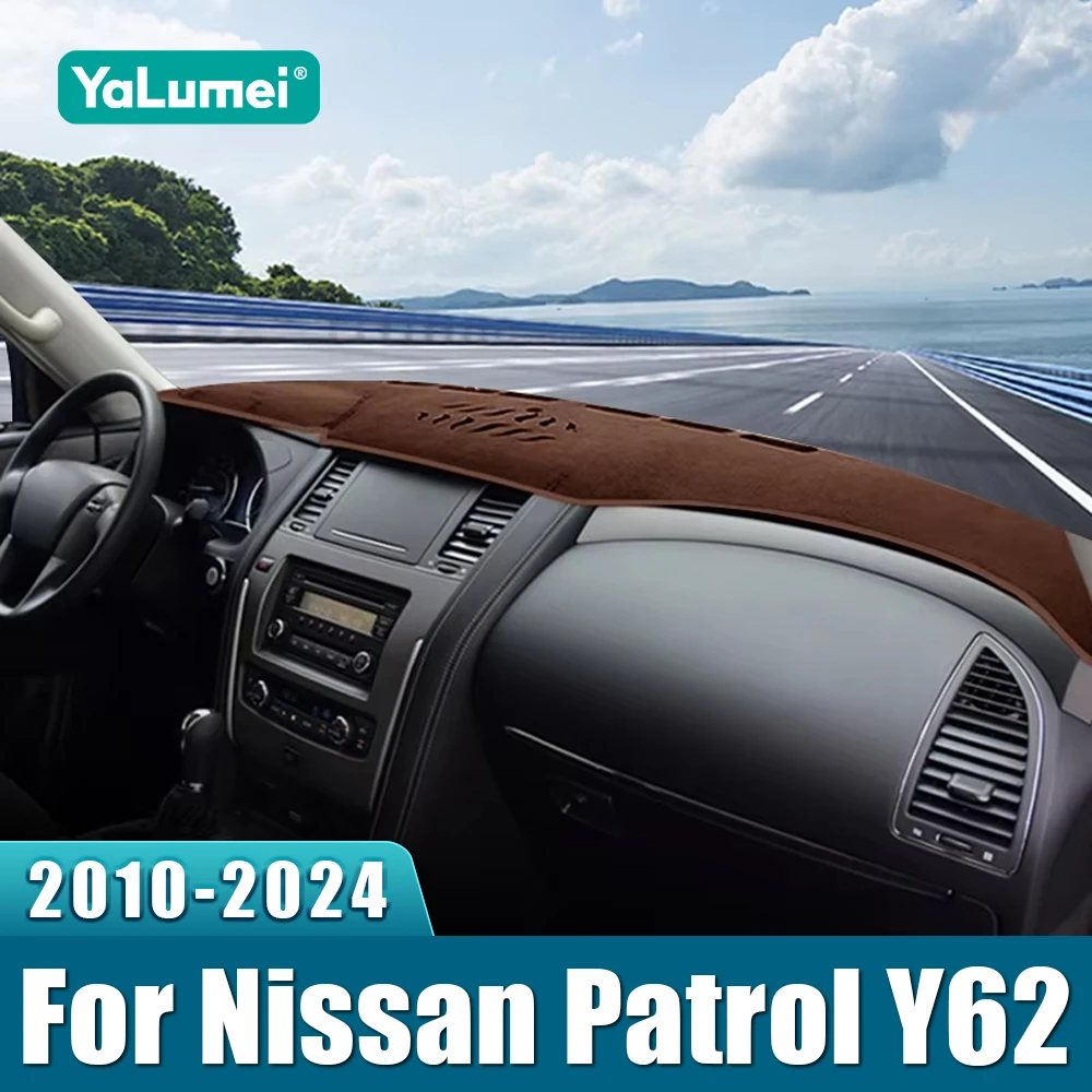 Für Nissan Patrol Y62 2010 2011 2012 2013 2014 2015 2016 2017 2018 2019 2020 2021 2022 2023 2024 Auto Dashboard Abdeckung Anti-UVMat