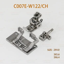SIRUBA Overlock Sewing Machine Gauge Set F007E-W122 Needle Plate E1524 E1826 Presser Foot P0024 ThreeNeedle FiveLines Gauge Set