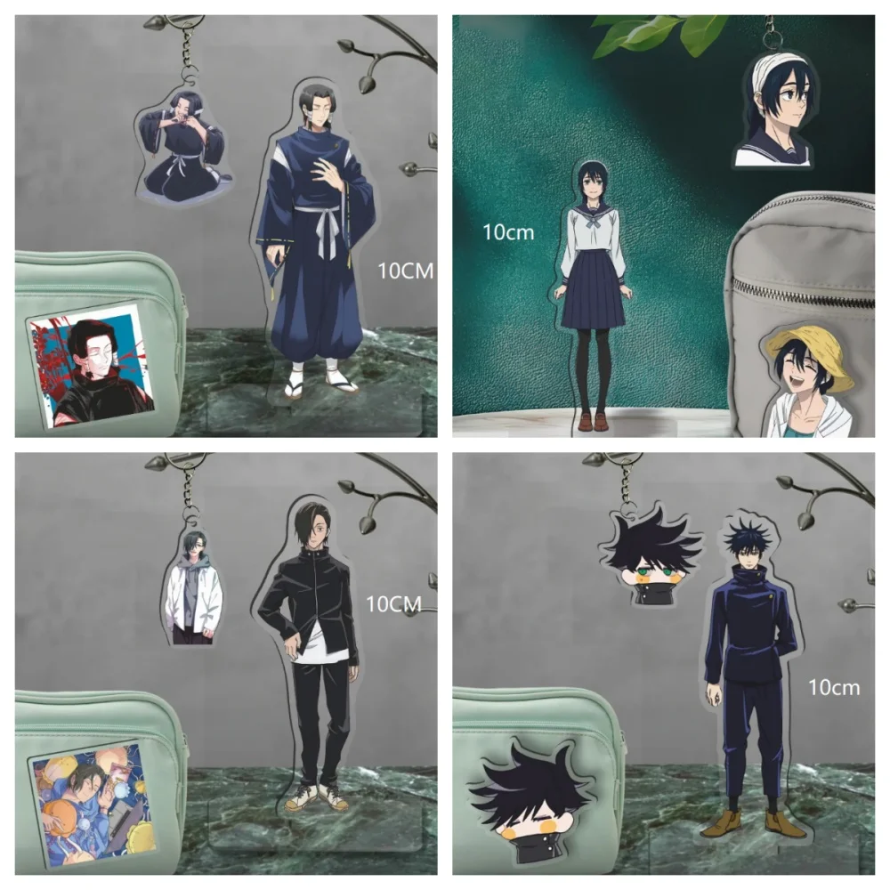 Soporte de acrílico de personajes de anime Jjk Amanai Riko Yoshino Junpei Fushiguro Megumi Ieiri Shoko Choso, llavero, insignia, broche, souvenir