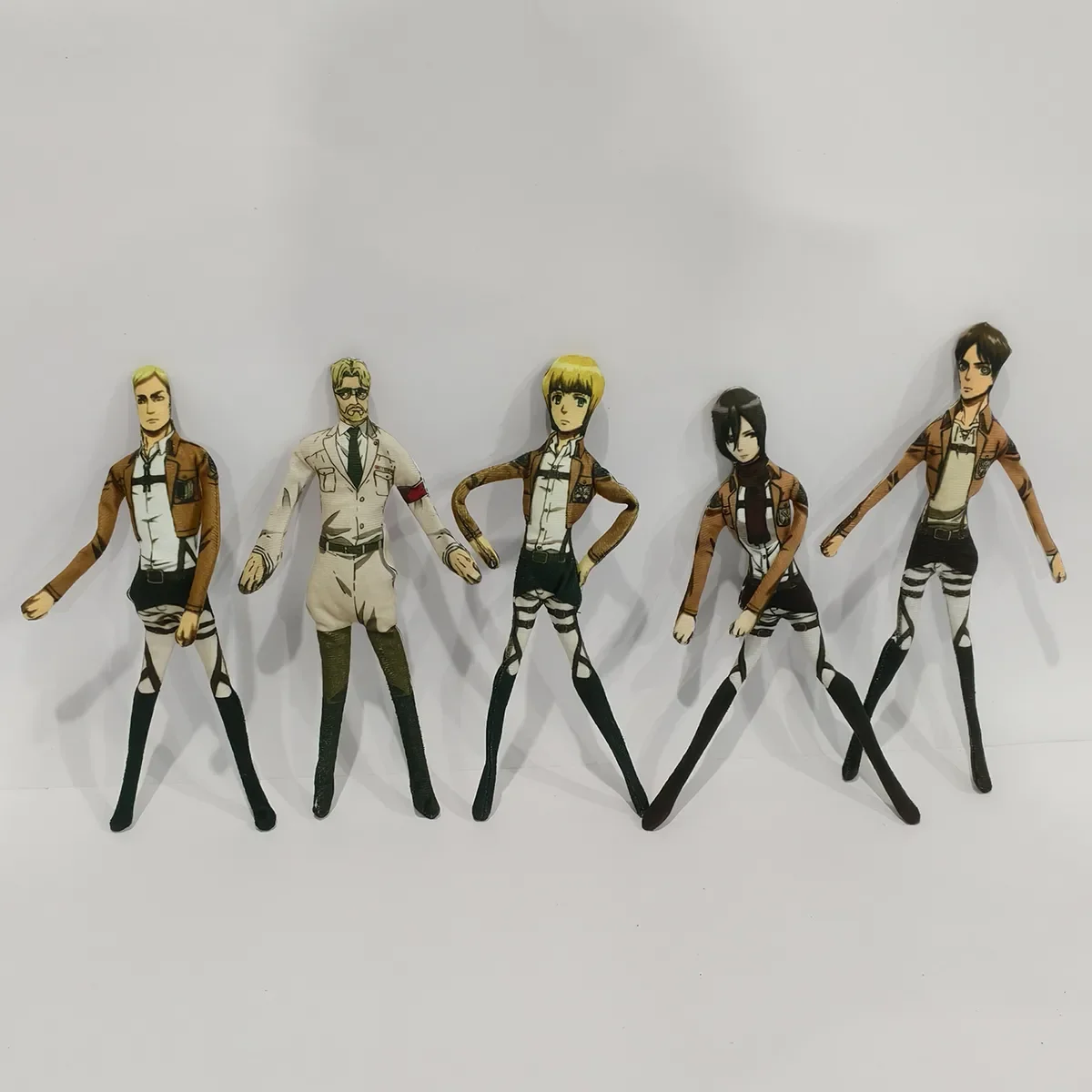 Anime Attack On Titan Eren Jaeger Cosplay Plush Doll Body Wire Skeleton Action Stuffed Dolls Accessories Ornament Gifts