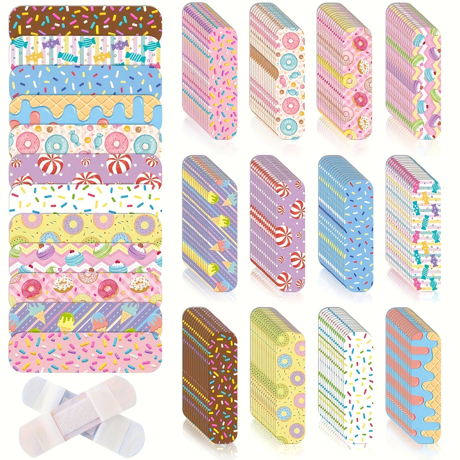 Cartoon Band Aid for Kids Adults Wound Dressing Plasters Tape for First Aid Strips Patch Waterproof Adhesive Bandages Woundplast