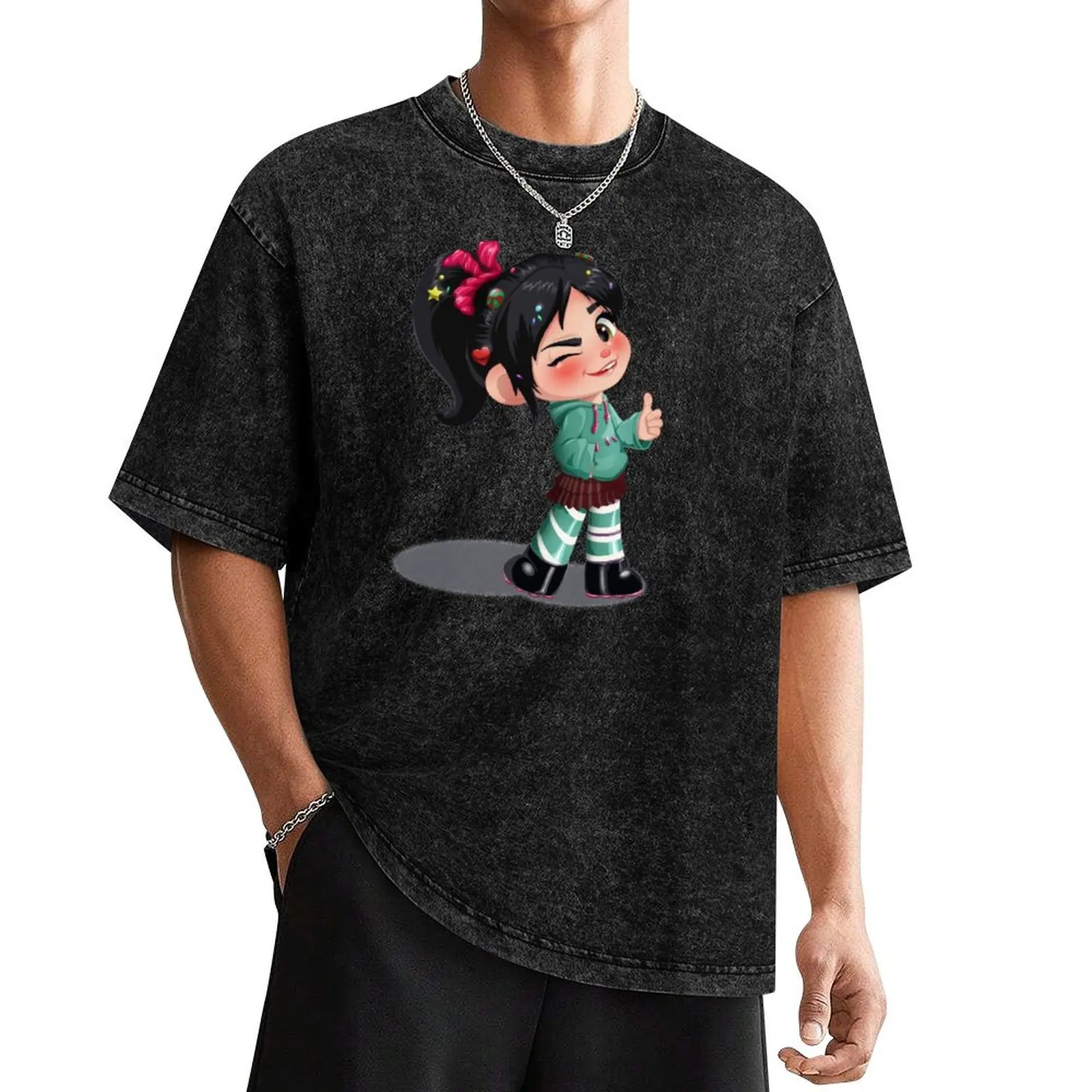 Vanellope - Top Shelf! T-Shirt vintage anime shirt tops Men's t-shirts