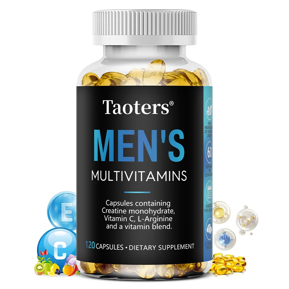 

Multivitamin for Men - Daily Male Support - for Energy, Performance, Immunity - with Vitamin A, C, D, B-Complex, Gluten-Free