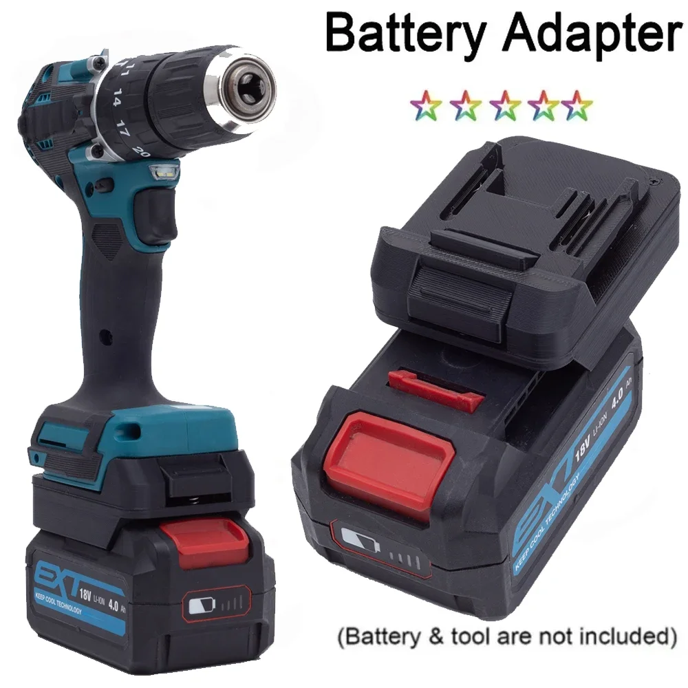 Battery Adapter Converter For ERbauer EXT 18V Lithium Battery for Makita 18V Cordless Power Tools (Not include battery)