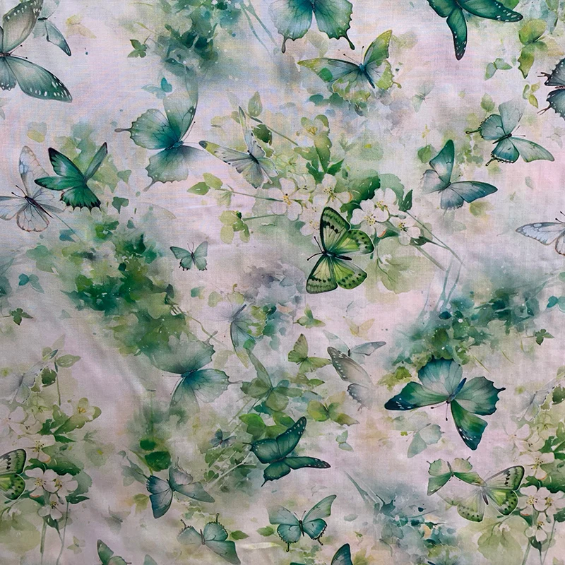 

Легкая хлопковая поплиновая ткань, летняя мягкая дышащая, приятная для кожи, шитье платьев ручной работы своими руками и материал для одежды Cheongsam