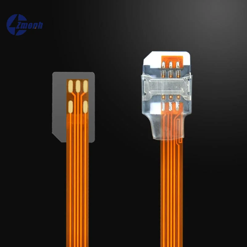 New！1Pcs Old Mobile Phone Activation Memory Card Forward Flat Cable Extender Positive Extension Cord Sim Signal Extend Cable
