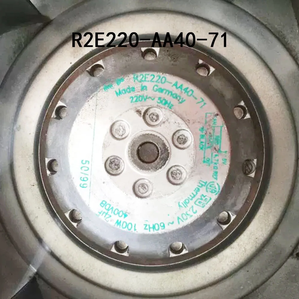 مروحة الطرد المركزي المبرد R2E220-AA40-71 230VAC 0.40A 85/100W مروحة تبريد صامتة