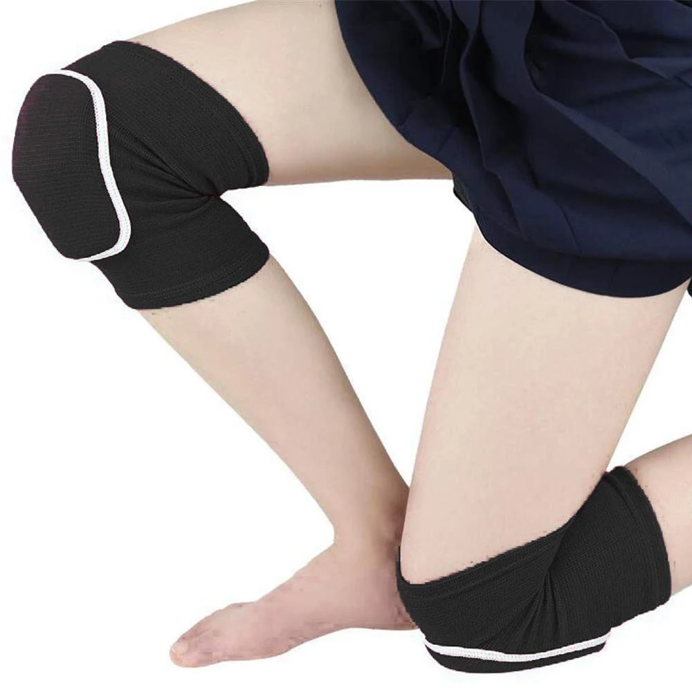 1 par de rodilleras para niños, rodilleras de baile y voleibol, rodilleras de esponja antideslizantes, Protector de rodilla para jóvenes, niñas y