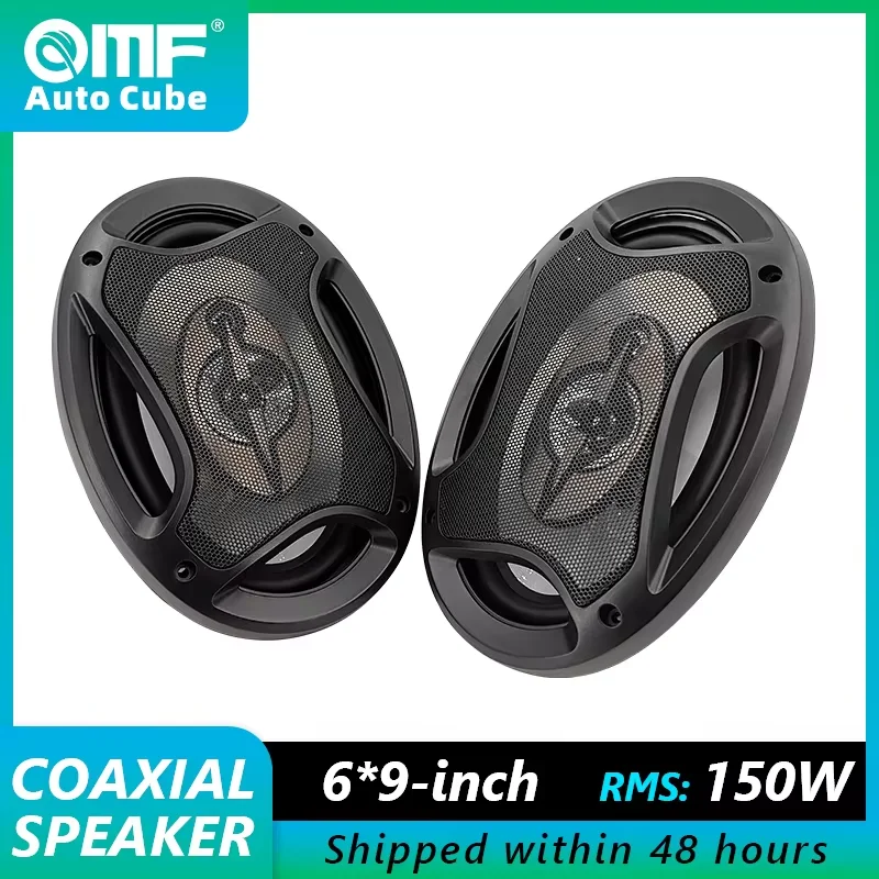 

Auto Cube 6x9Inch 5-Way Coaxial Speaker 4Ohms 150W Full Range Car Speaker Set Audio TS-A6972E Hifi Sound System for Car