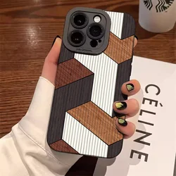 Vintage Wood Grain Pattern Silicone Case for Xiaomi Redmi 14c 13 4G 13c 12c Note 14 12 11 13 Pro Plus 5G 12s 11s 10s 10Pro Cover