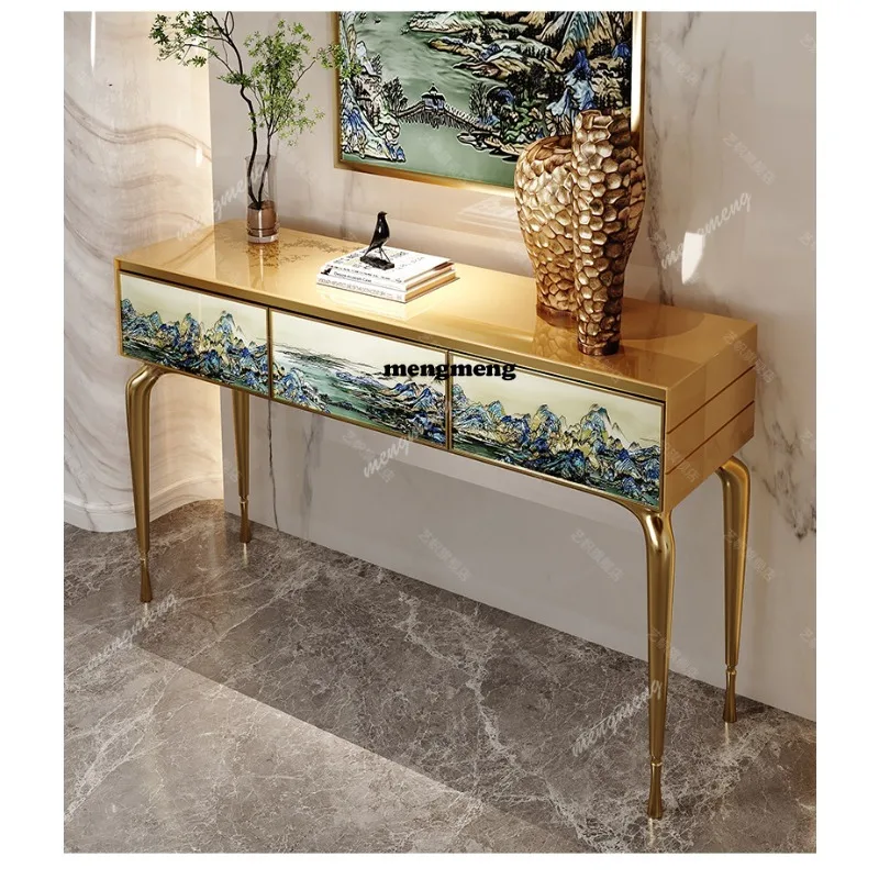 Advanced sense entrance table entry door is facing the designer art design entrance cabinet