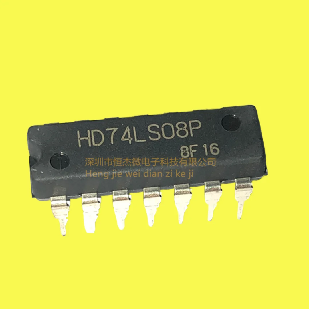 5PCS/new original in-line HD74LS08P DIP-14 four-way 2-input AND gate logic chip