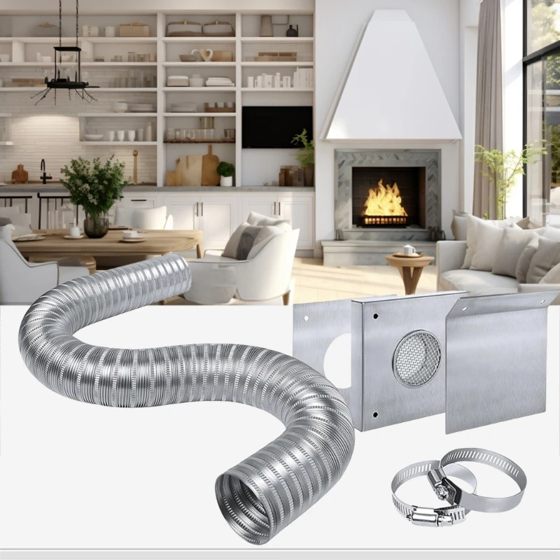 N7MD Efficient Air Ventilation Set for Pellet Stove Ensures Better Combustion and Air Cleaning With Multiple Models