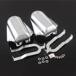 Motorcycle Silver Rear Swingarm Axle Covers Kit For Harley Softail Heritage Deluxe FLSTFBS FXCW FXCWC FXSB FXSBSE models 2008-UP