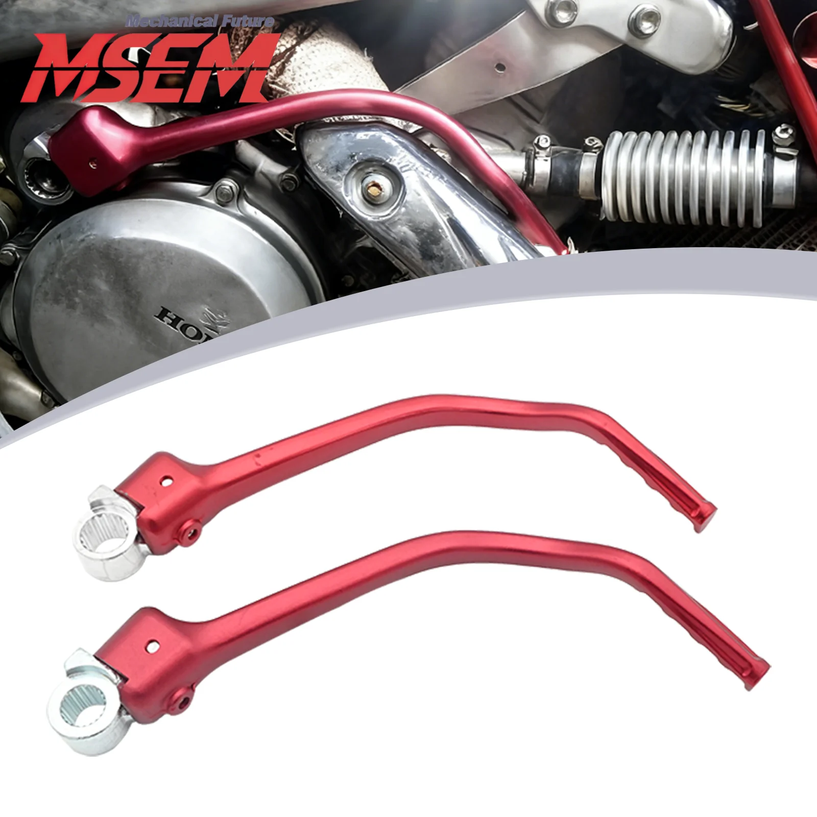 

For Honda CRF150R/150RB 2007-2024 CRF250R/X 2010-2017 CRF450R Universal Parts Motorcycle Forged Kick Start Starter Lever Pedal