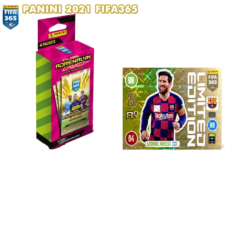 Panini 2021 FIFA 365 Tarjetas Oficiales de Jugadores Edición Limitada Set de Regalo Caja Sorpresa Tarjetas Coleccionables Premium Tarjetas de Edición Limitada