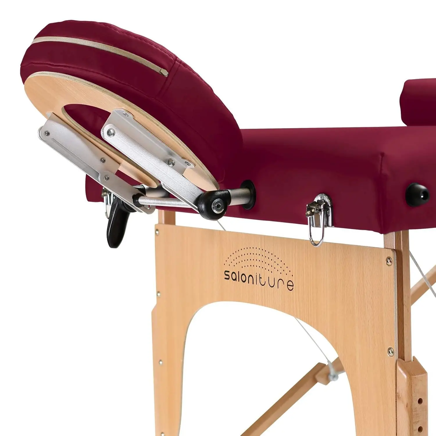 Table de massage portable professionnelle avec dossier