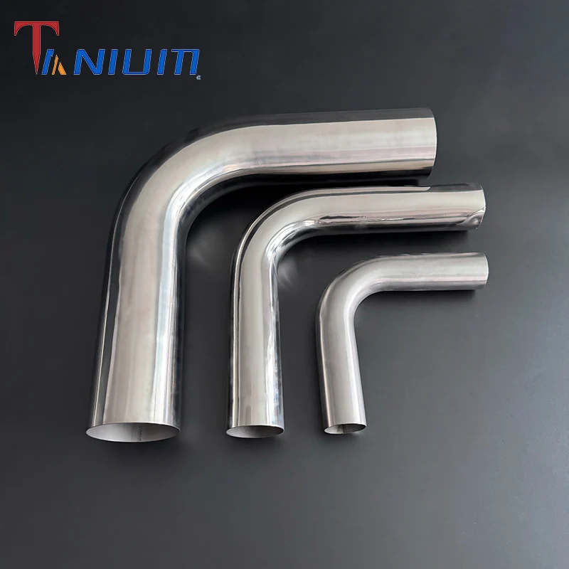 Factory Price High Performance Titanium 3 Inch Normal Surface Mandrel Bends 1.5D 45 90Degree Anti-Corrosion for Car Exhaust