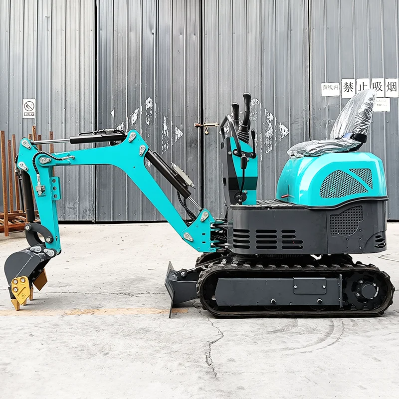 

Free Shipping Custom mini Excavator EPA Engine Kubota 1.0 Ton Crawler Digger 800KG Small Excavator
