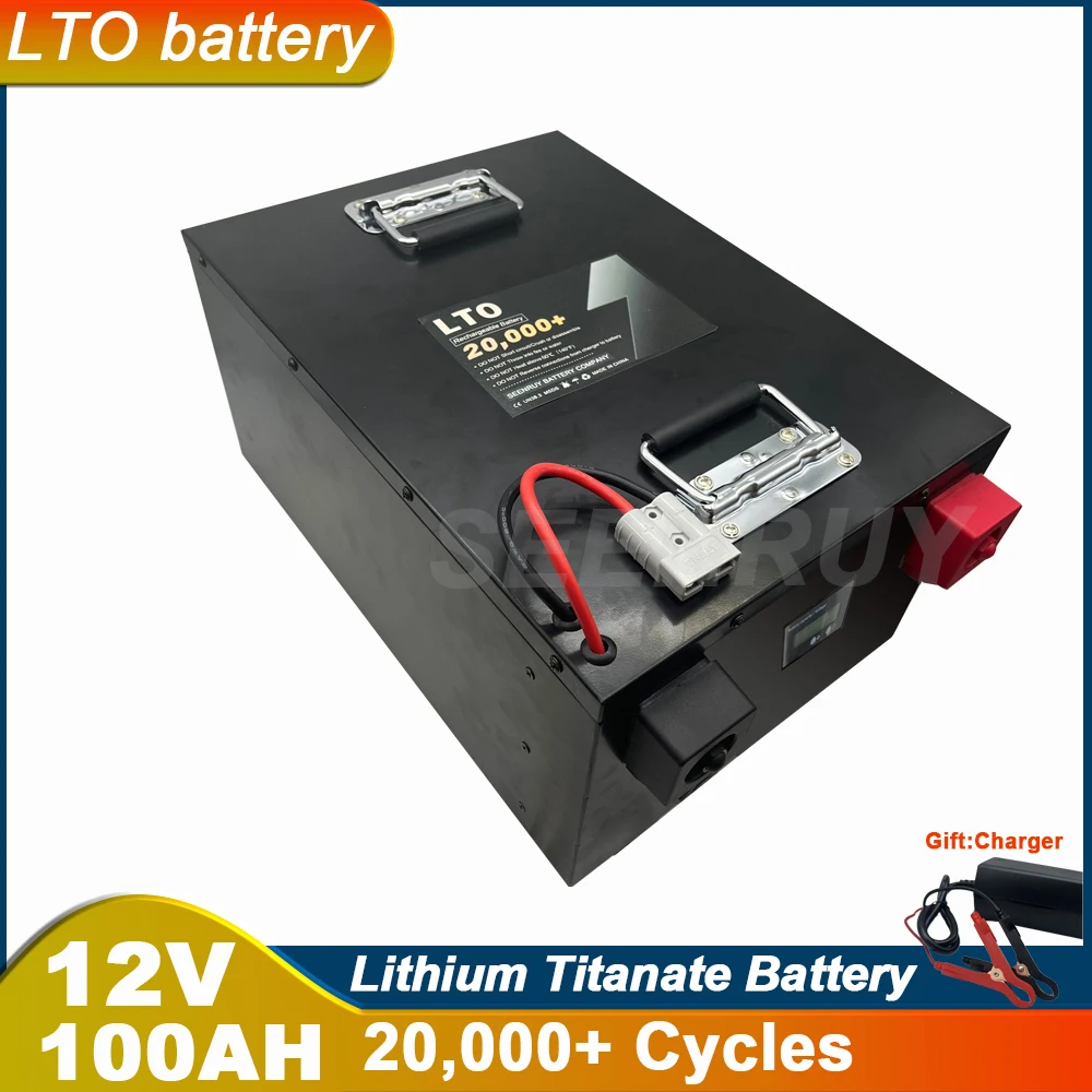 

12V 100AH LTO With 100A 120A 150A BMS 5S Lithium Titanate Battery Perfect For Electric Cars Solar System AGV Motorhome RV