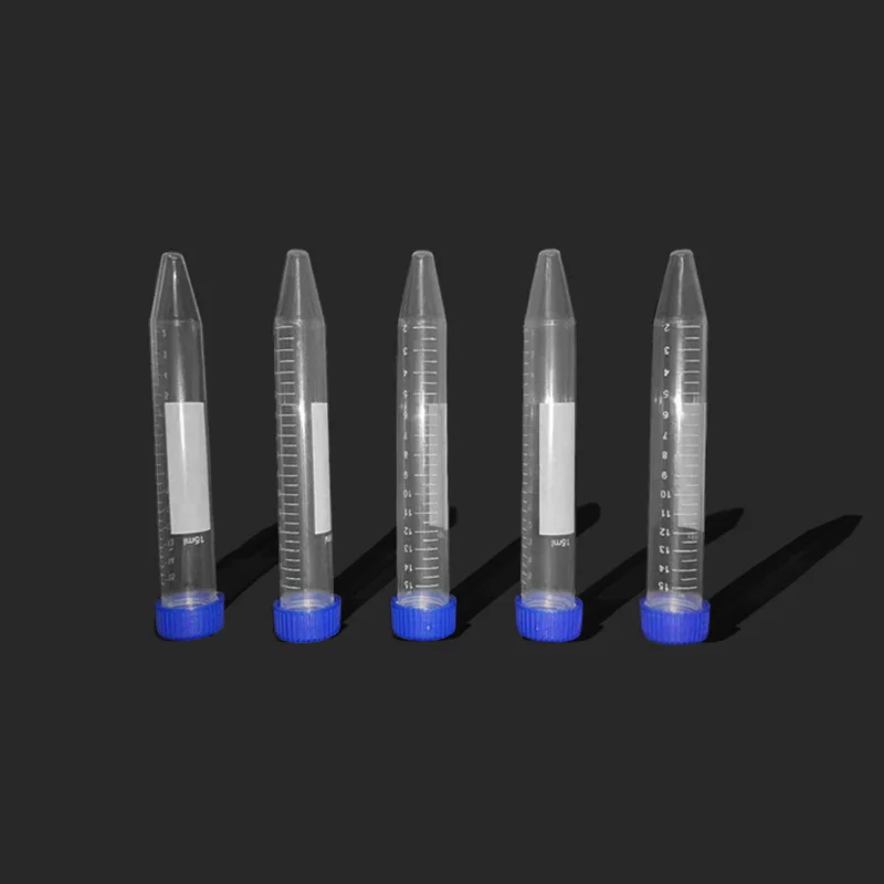 Scientific Conical Centrifuge Tubes 15ML 100PCS Plastic Test Tube With Screw Caps 15ML Sterile Test Tubes With Lids