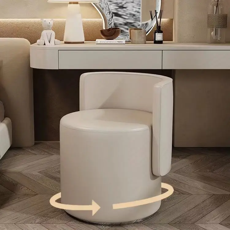 Bedroom Light Luxury High-End Makeup Stool Dressing Stool Chair Simple Backrest Dressing Table Stool Home Makeup Chair