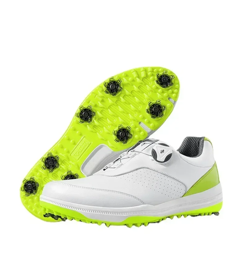 

PGM Golf Shoes Men's Waterproof Shoes Rotating Laces Activity Nails Casual Sports Golf Men's Shoes