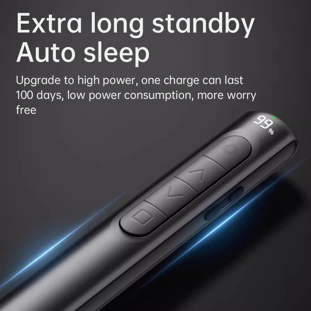 S12 Wireless Presenter Remote Control Pen USB Projector Page Turning Pen For PPT Powerpoint Presentation Pointer Slide Advancer