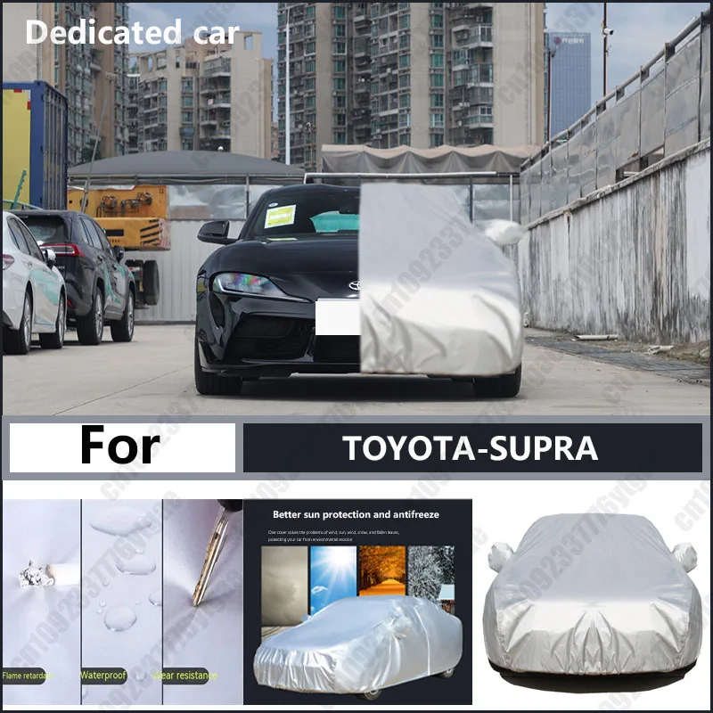 

For TOYOTA-SUPRA Oxford cloth car cover for sun protection, rain resistance, and all season special car dust cover