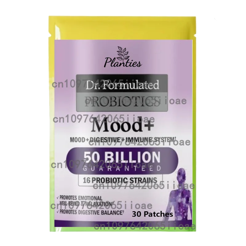

30 пластырей для пробиотиков для женщин и пребиотиков, транспьютерные пластыри, 100 миллиардов Cfu для ежедневного пищеваривания женщин L и иммунитетного здоровья