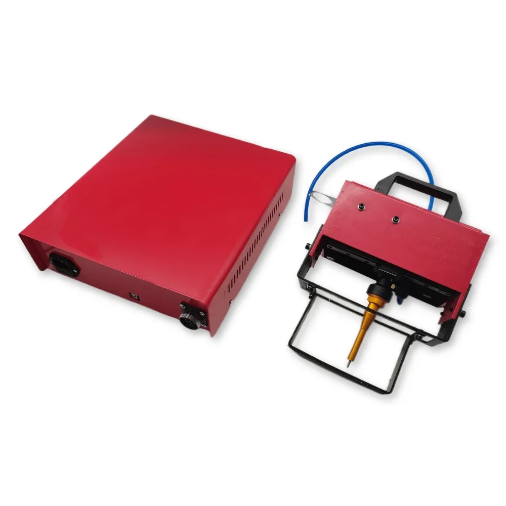 Portable Metal Pneumatic Dot Peen Marking Machine 100*20mm Metal Marking Engrave Machine Frame Chassis Number EU/US/UK PlugType