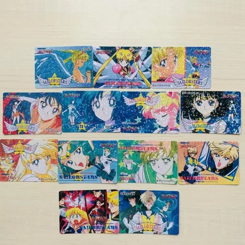 Self Made Sailor Moon Starlight Three Musketeers Sailor Uranus Chibiusa Anime Game Characters Classic Series Collection Card Toy