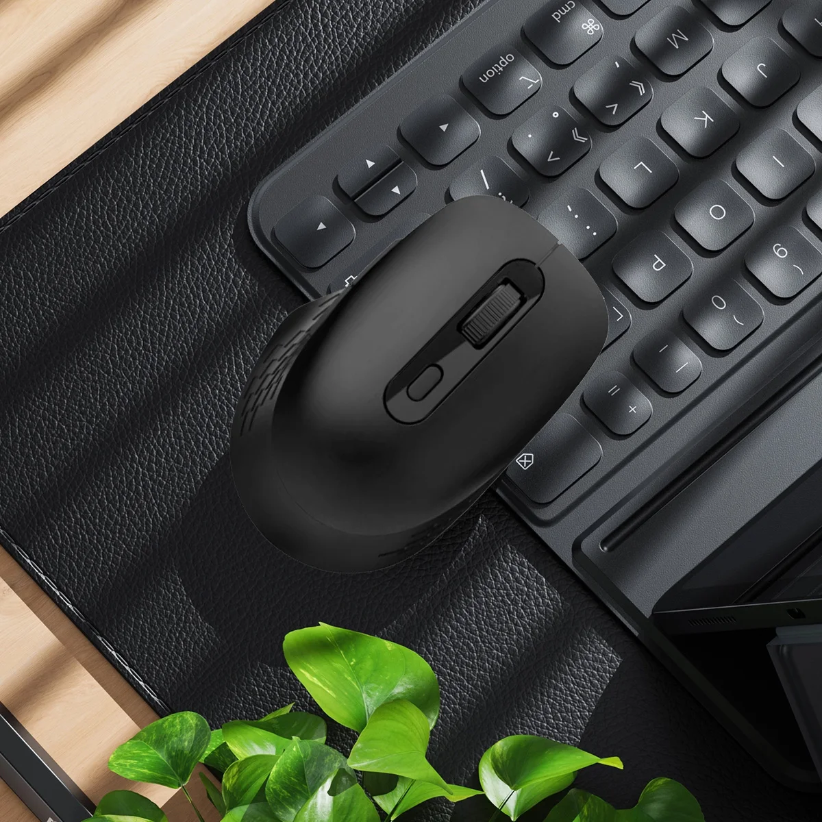 Mouse sem fio 2.4g para jogos, mouse portátil para escritório com receptor usb, mouse para computador gamer, 1600dpi para pc, laptop, mac