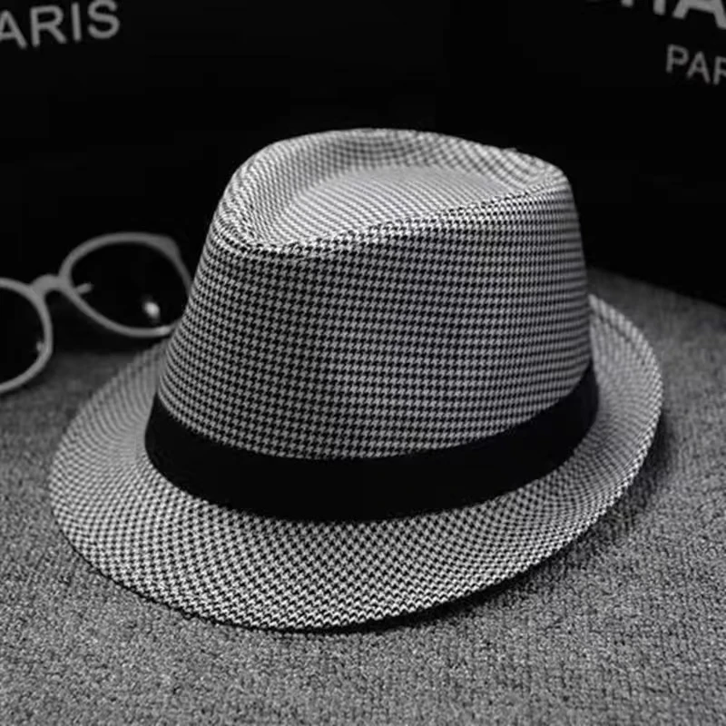 New Fashion Retro Men Fedoras Top Jazz Felt Wide Brim Hat Vintage Couple Cap Winter Chapeau Summer Bowler Hats Cap Outdoor