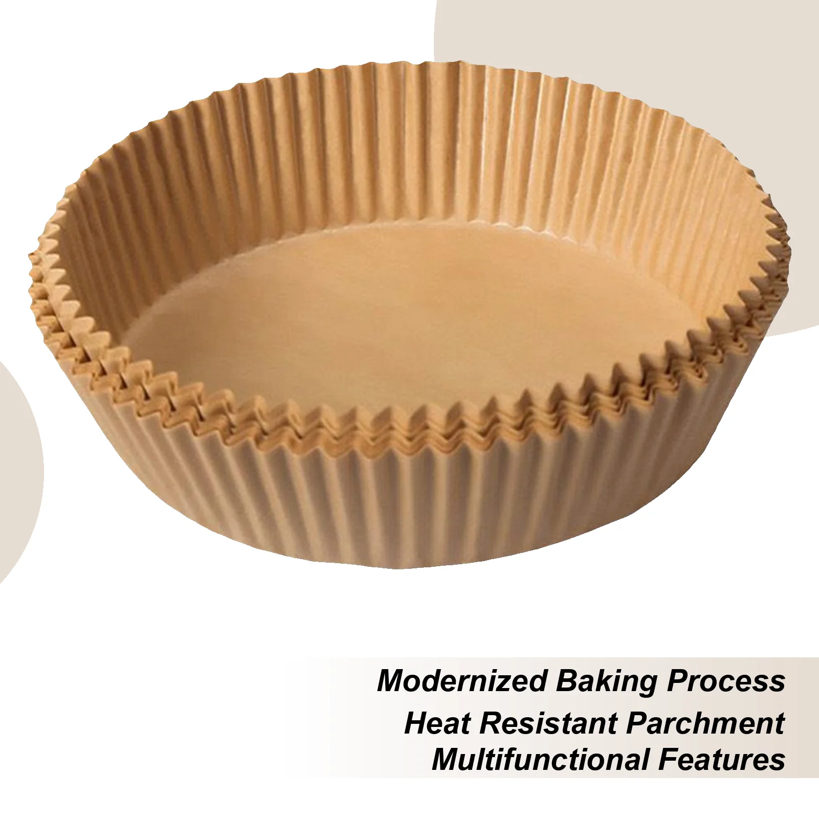 

Parchment Paper For Air Fryer 100 Pieces Non-Stick Accessories Air Fryer Sheets For Ovens Steamers Frying Storing Food Home