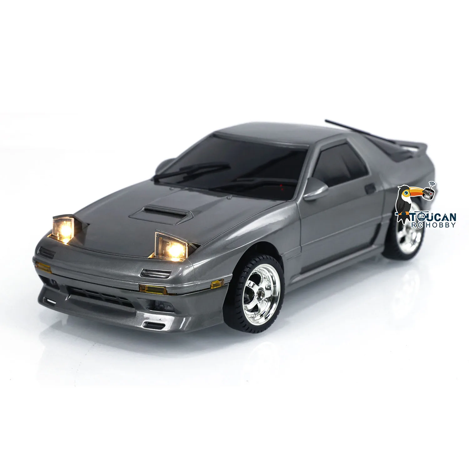 1/18 Scale Drifting High Speed Car RX7 RWD LDRC LD1802 Remote Control Racing Vehicles Gyroscope Lights RTR Toy Gift