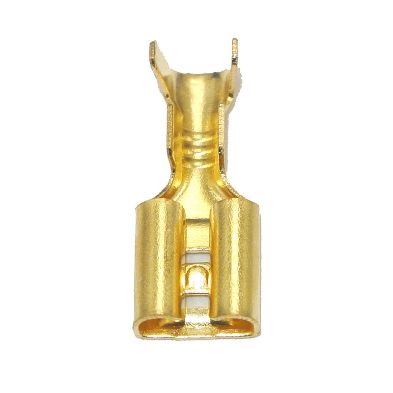 50PC 2.2mm 2.8mm 4.8mm 6.3mm Female Male Spade Crimp Terminals Electrical Insulating Sleeve Wire Wrap Connector for 0.5-1.5mm2