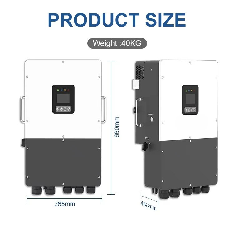 15KWH IP66 Low Voltage Three Phase Hybrid Solar Inverter 220V 230V 240V 15000W 15KVA Solar Hybrid Inverter Support Parallel