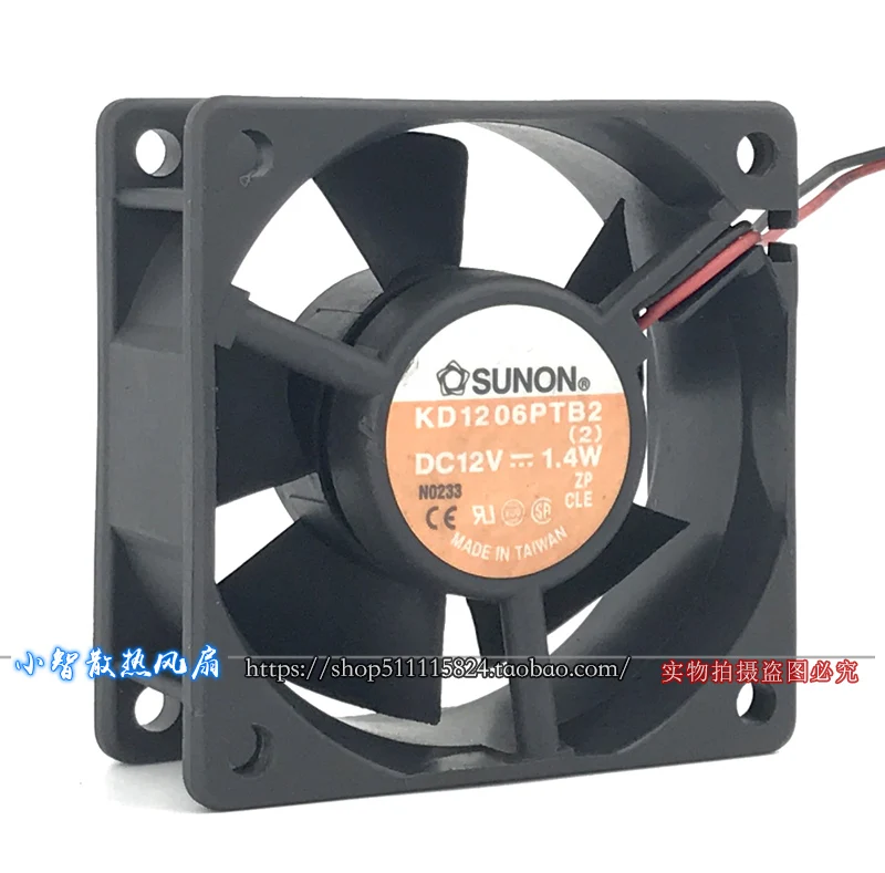 

ОРИГИНАЛЬНЫЙ KD1206PTB2 12 В 1,4 Вт 6025 60*60*25 мм НОВЫЙ ОХЛАЖДАЮЩИЙ ВЕНТИЛЯТОР РАДИАТОР